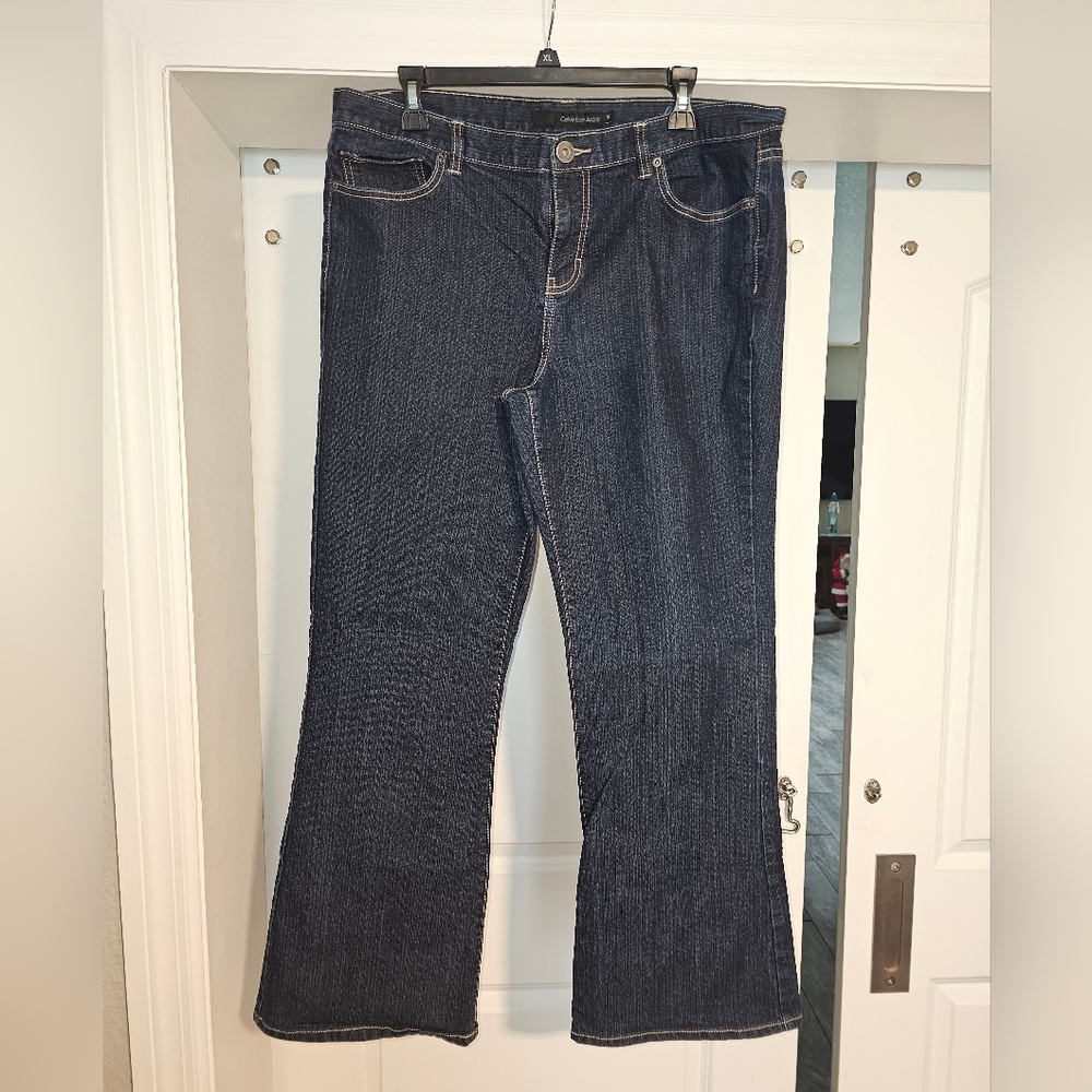 Calvin Klein | Flare Leg Jeans | Size 16